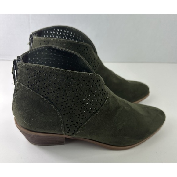 Violet & Red Shoes - Violet & Red Kacey Suede Ankle Boots Women's 9.5 M Booties *New Balance Insoles